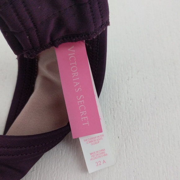 Victoria's Secret purple Bikini 👙 Top sz 32 A - Picture 3 of 8